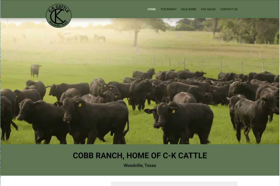 Cobb Ranch, Home of C-K Cattle by Getan Resources Engineering Services