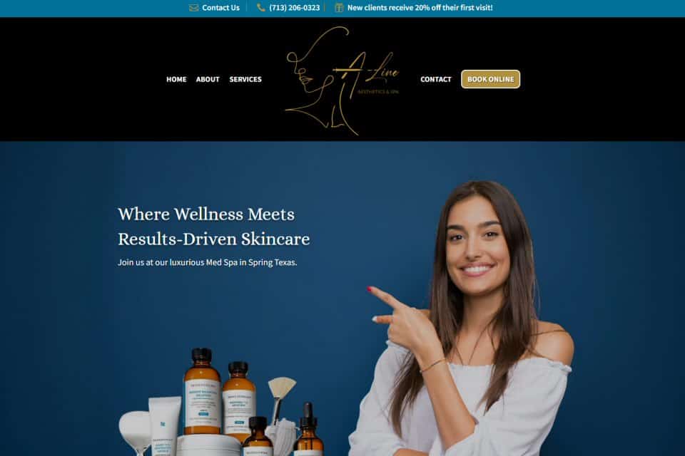 A-Line Aesthetics & Spa, Spring, TX by Getan Resources